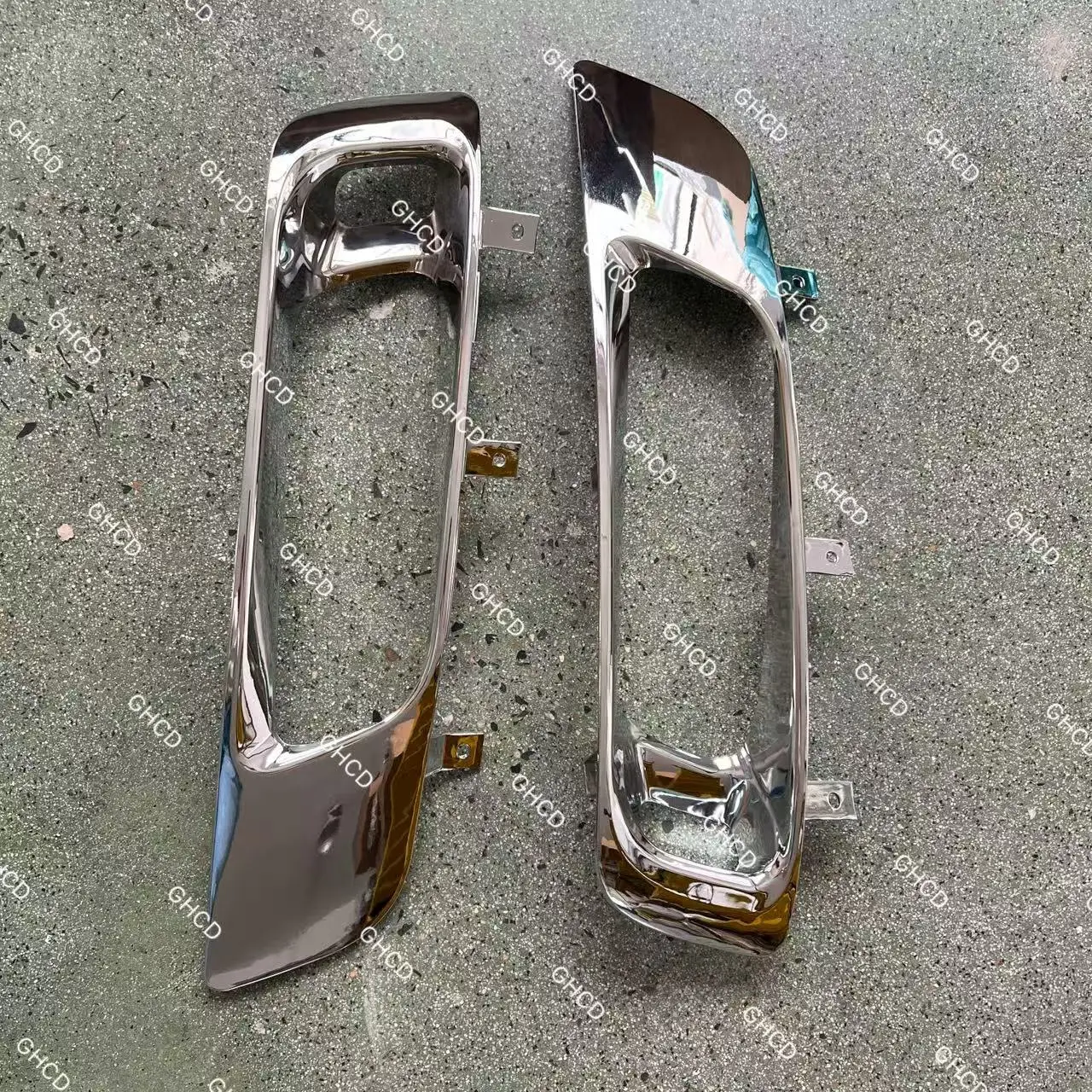 GHCD HIGH QUALITY/FACTORY PRICE CHROMR FOG LAMP FRAME for JAPANESE TRUCK 2008 YEAR'S MITSUBISHI FUSO/F420/ISUZU/HINO/NISSAN manufacture