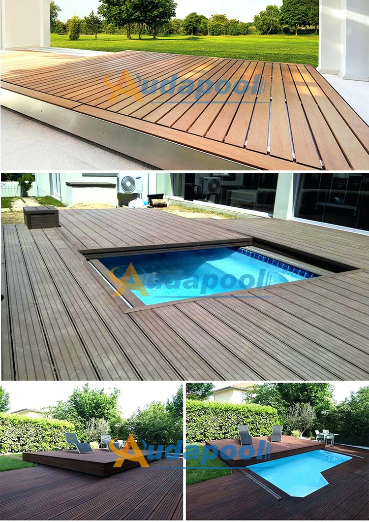 Source Cubierta de madera de alta calidad para piscina, cubierta para  ahorrar espacio, para uso doméstico on 