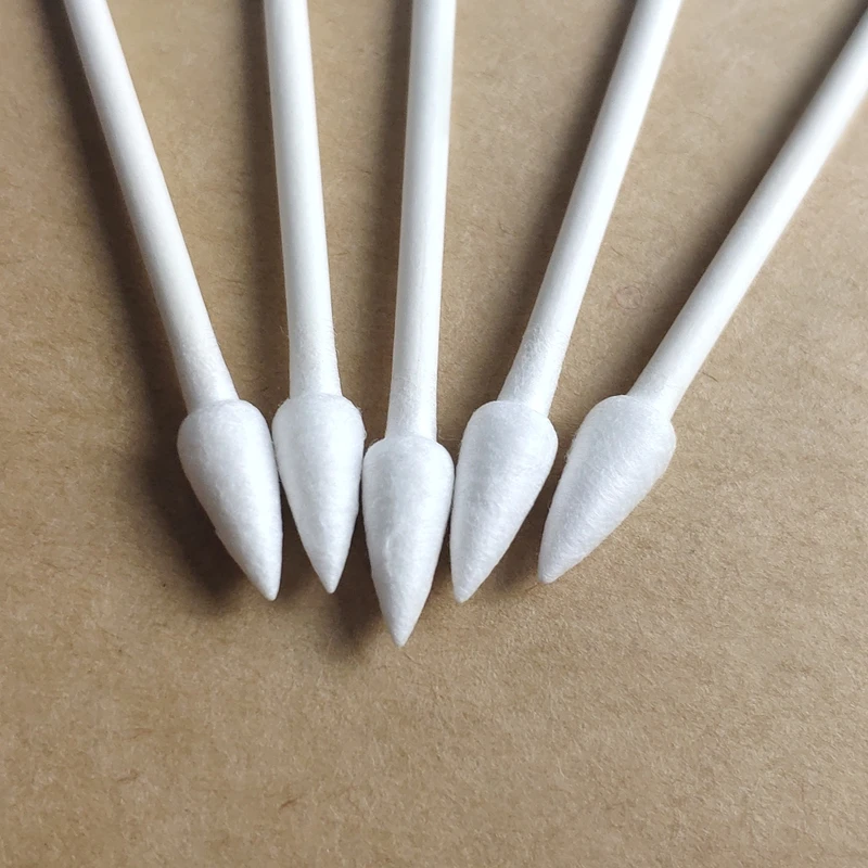 75 Mm Cleanroom Point Tip Pure Cotton Buds Swabs For Electronics ...