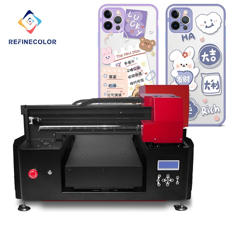 a3 Inkjet Factory price UV flatbed printer for pen, golf ball, pvc card, phone case printing shop machines