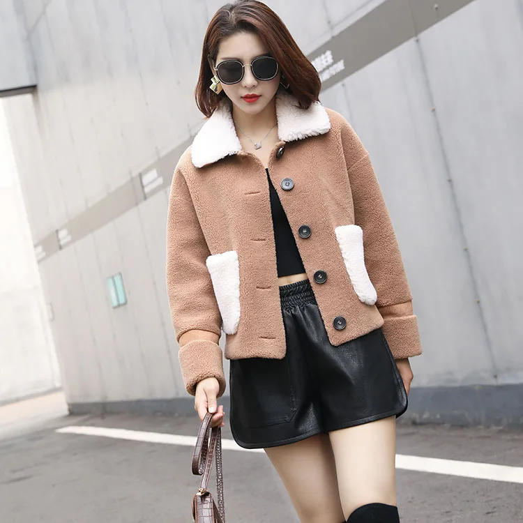 Factory Direct Wholesale long coat wool women coats wool beige alpaca wool coat