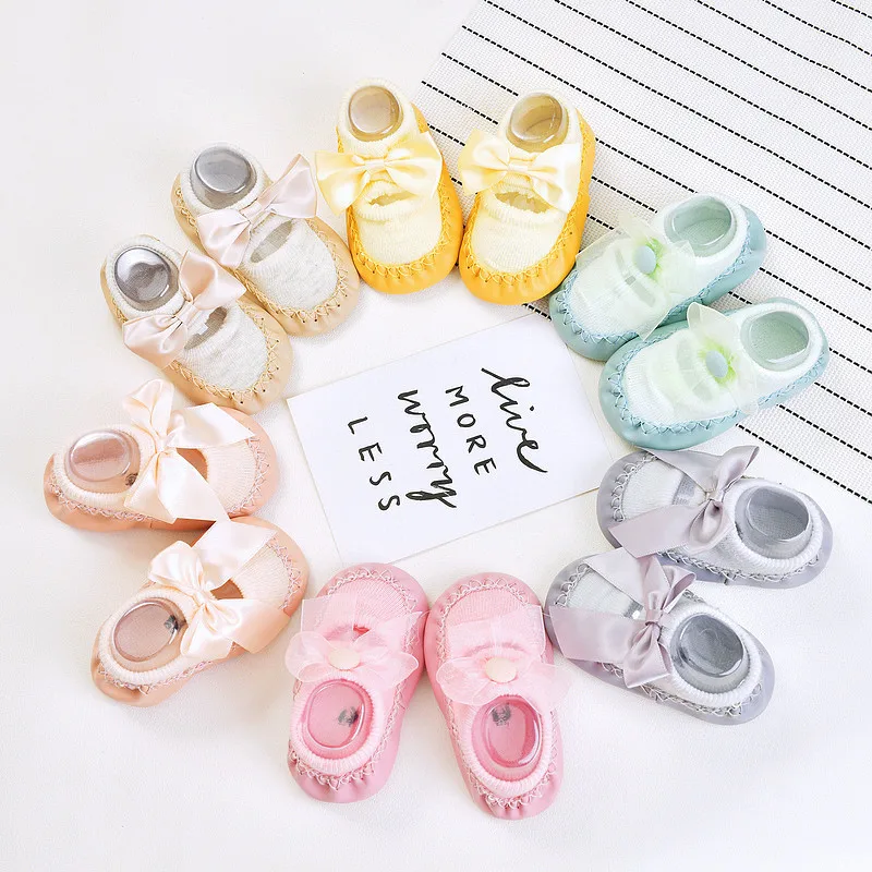 
Nice non-slip children baby floor boat socks shoes 