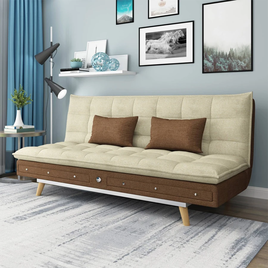 Living Room Sofa Bed Simple Design 1.2m Width Sofa Cum Bed Features