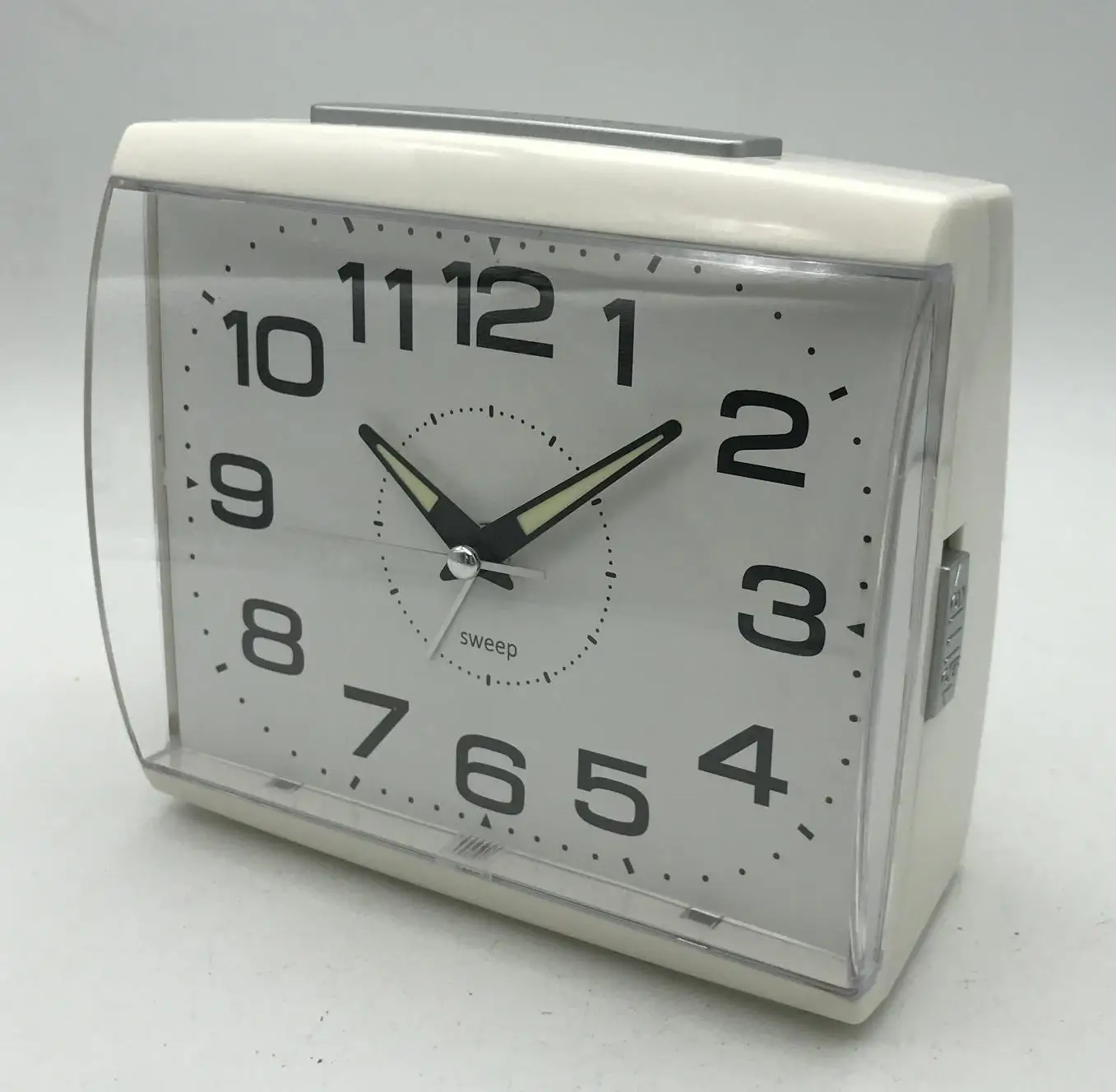 Talking Analog Alarm Clock For Visually Impaired Large Numbers Desk