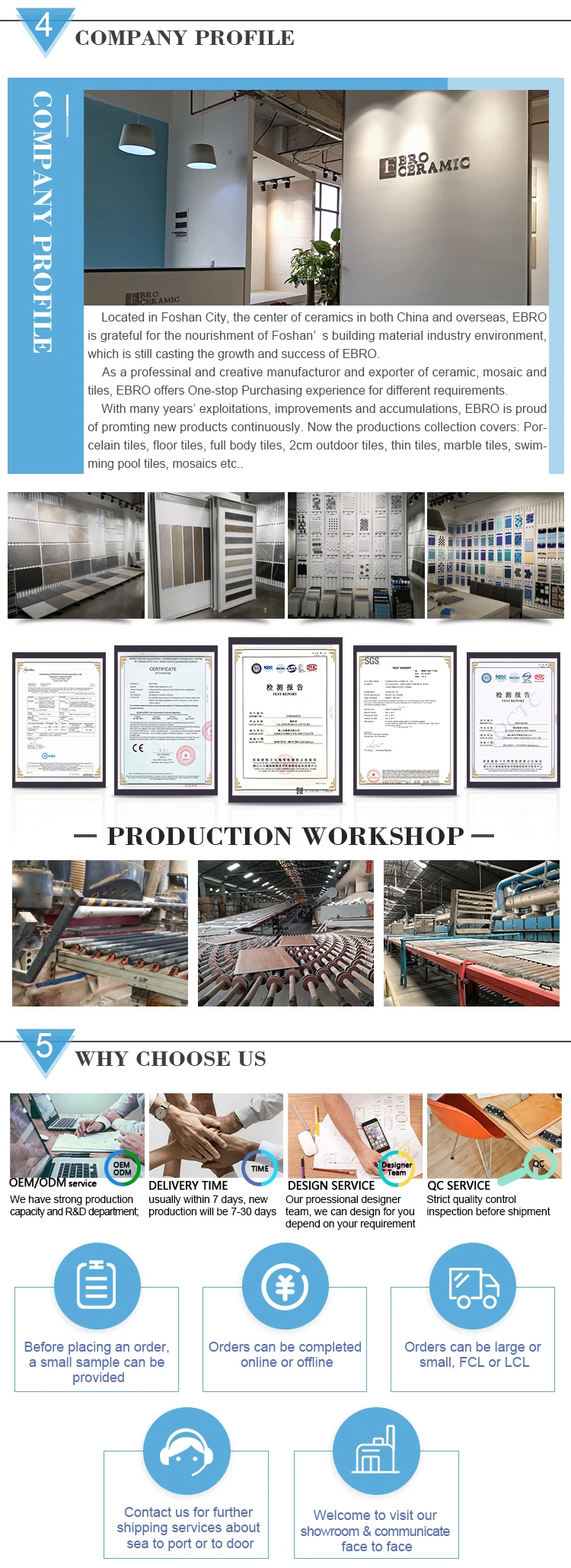 Foshan pool mosaic collection 3d water wave design ceramic mosaic tiles for pool