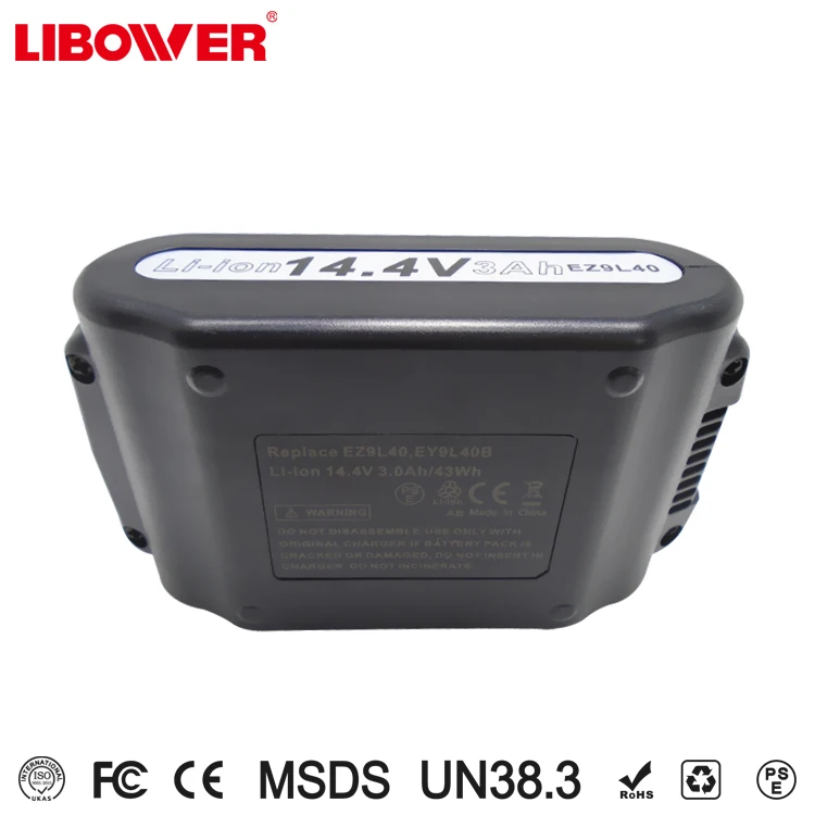 14.4v Rechargeable Liion Battery Pack 3.0ah For Panasonic Ez9l40