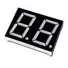 1.0" high red big seven segment led display 2 digit
