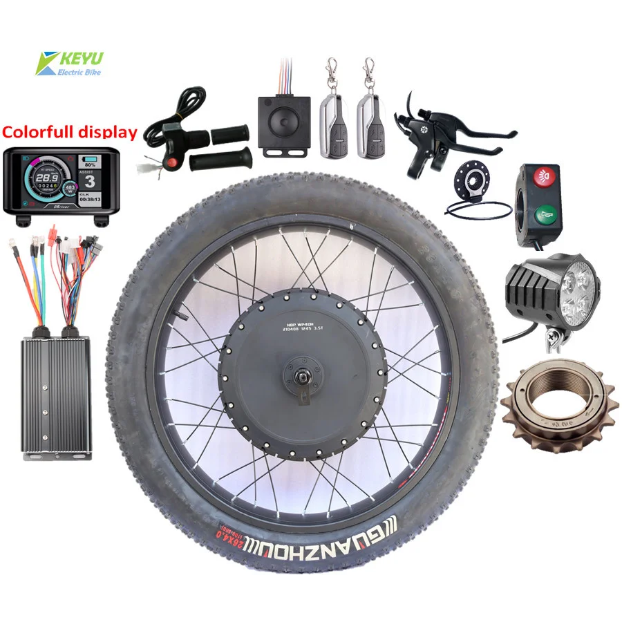 Qs Motor 273 Electric Wheel Hub Motor 8000w V3 Ce Electric Wheel Bike