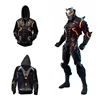 American Film Anime Men Women Casual Fashion Hallowmas Cosplay Costume Custom Hoody Zipper Jacket