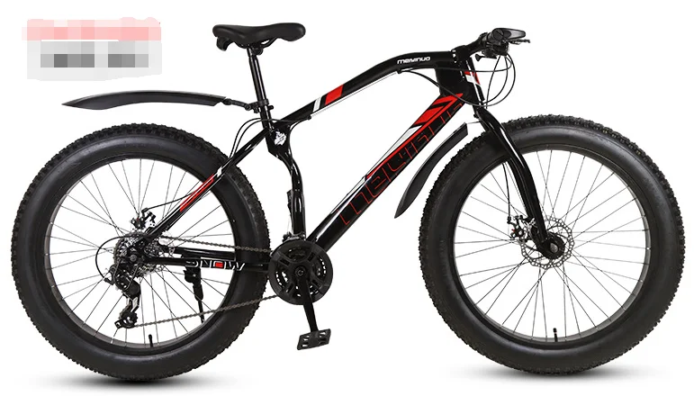 26*4.0 fat tire bicycles/ 7 speed chopper bicycle beach cruiser bike/OEM alloy frame big tyre bicycle