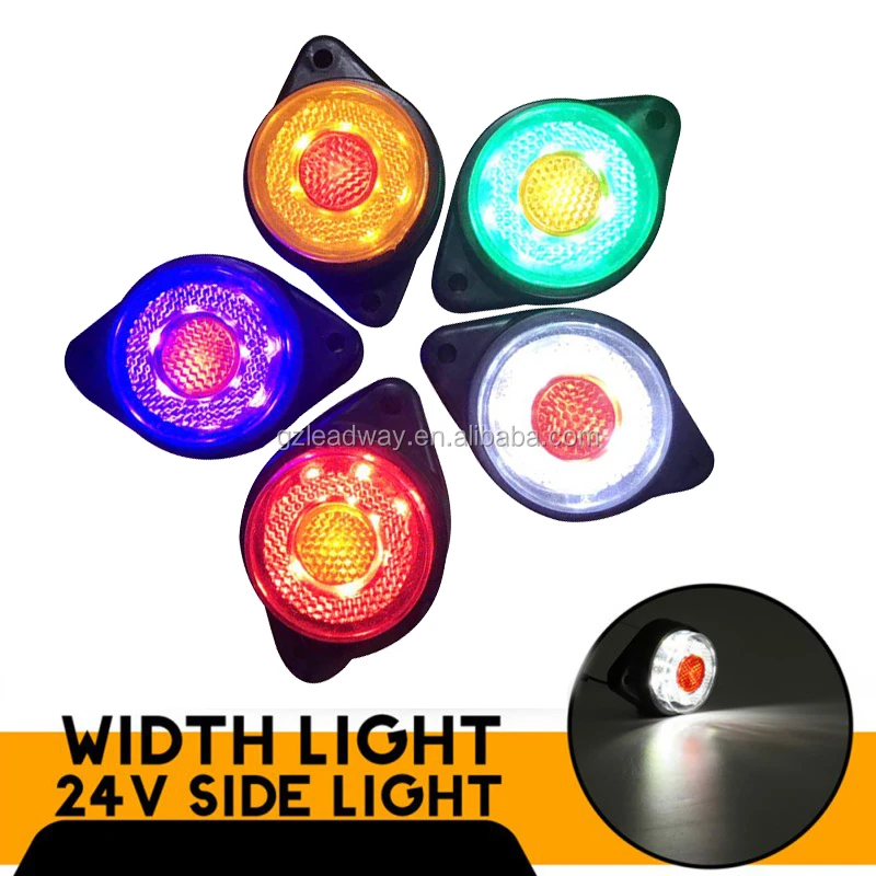 Universal 24 Volt Led Heavy Truck Side Light Truck Double Side Lamp