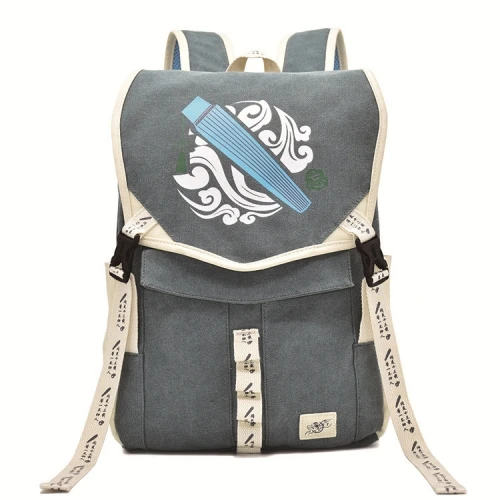 Mo Dao Zu Shi Cartoon Backpack Lan Wang Ji Denim Fabric School Backpack
