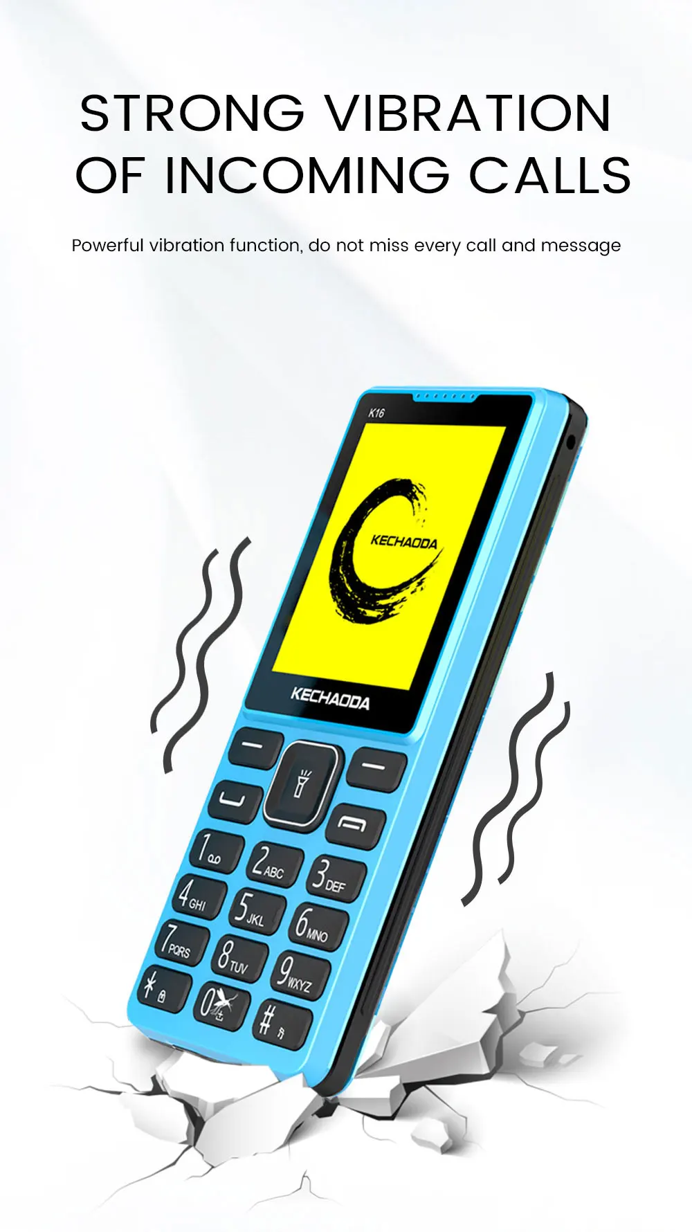 Kechaoda K16 Big Battery Rugged Dual Sim Mini Thin Oem 2g Cheap Low