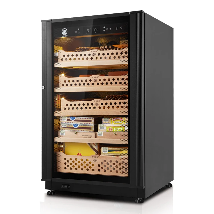 
Hot sale professional lower price cigar humidor cabinet luxury cigar case 