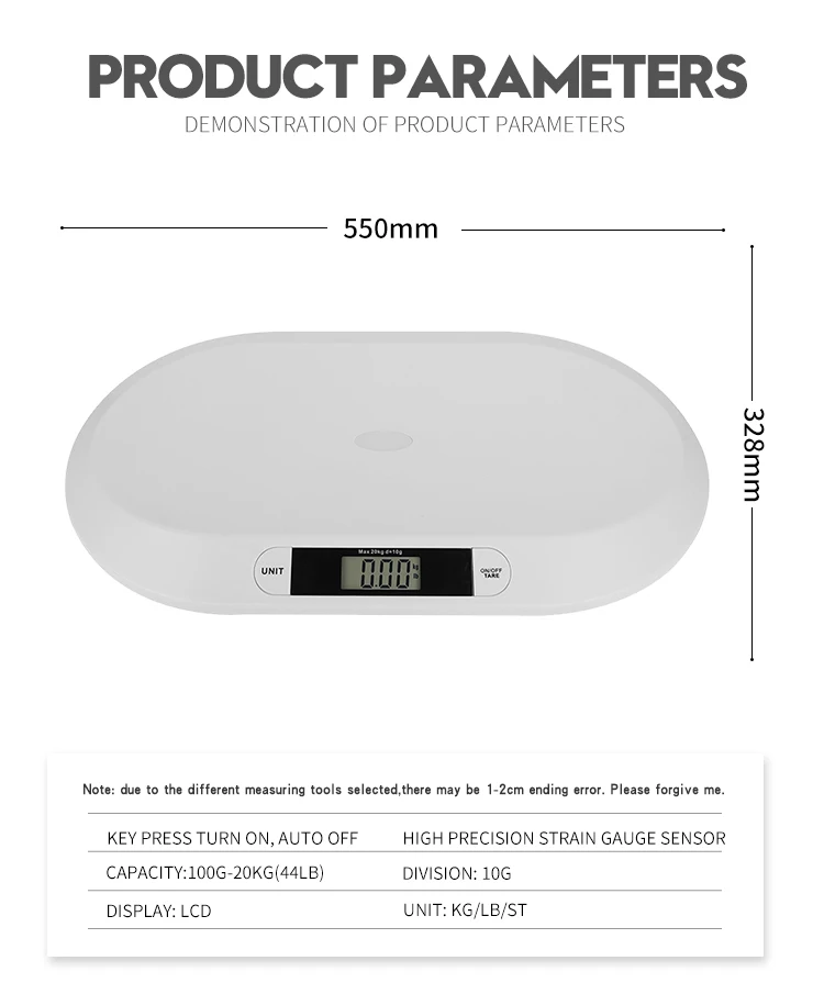 precision new born weight infant height