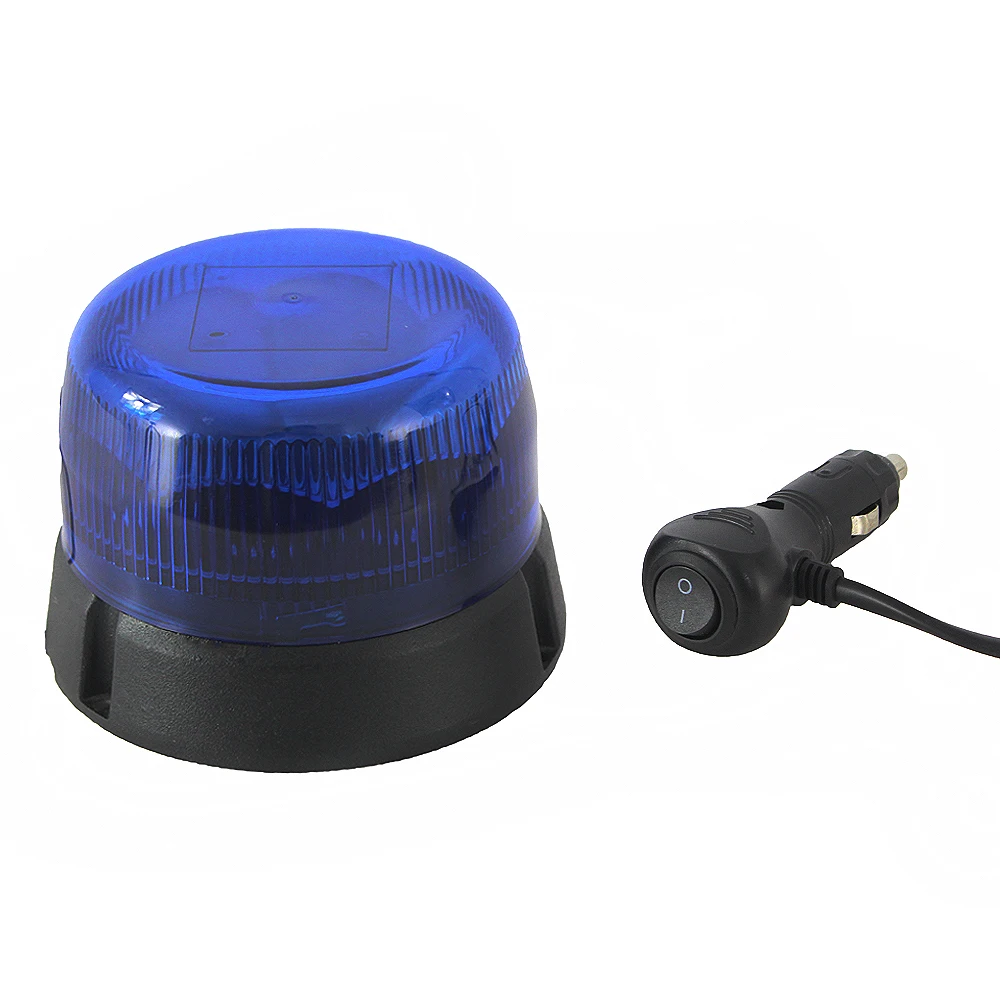 New Design Blue Led Ambulance Light Beacon Emergency Police Patrol Vehicle Warning Beacon Light With Magnet