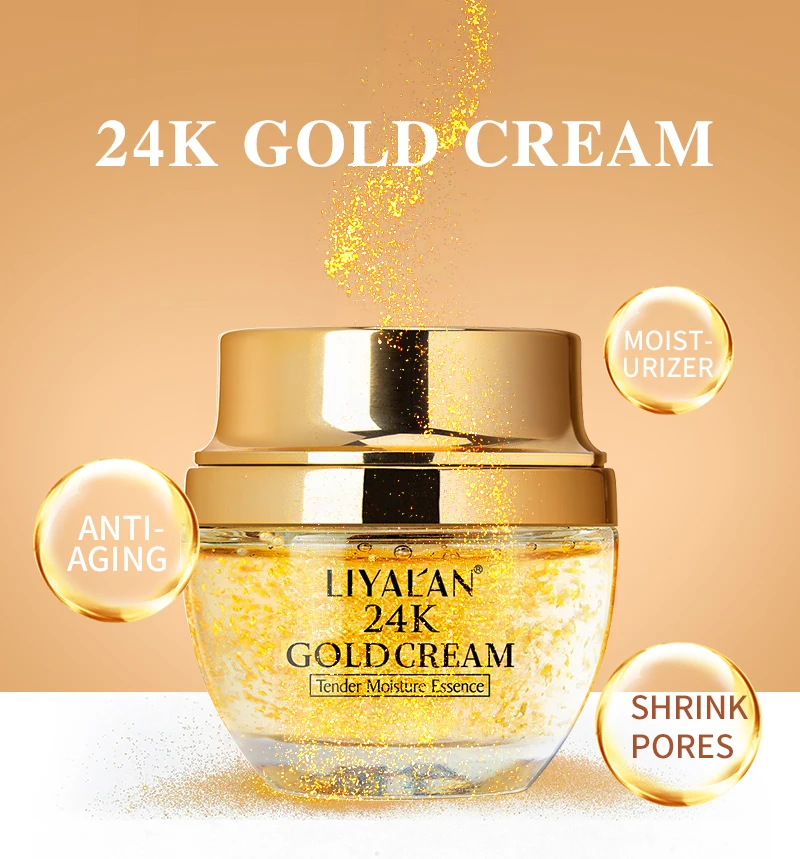 2020 New Product Korean Skin Care 24k Gold Whitening Face Cream For All ...