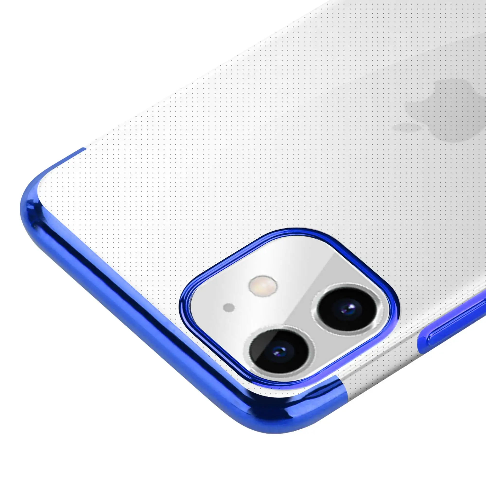 电镀透明超薄 tpu 后盖手机盖的情况下为 iphone 的执行情况