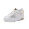 Super September Girl Customizable Comfortable Lace-up Type PU upper Height Increasing Casual Sneakers Shoes in bulk