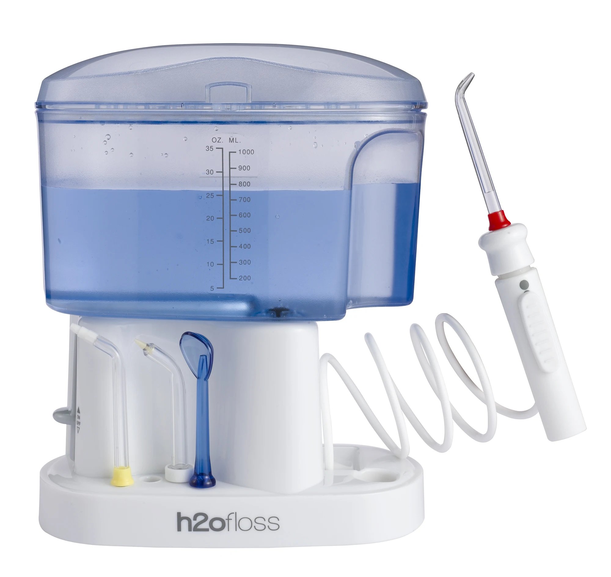 Professional Countertop Water Flosser with 1000ML Water Tank 1200-1400 Pulse/Min and 2 Years Warranty