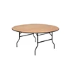 Cheap Diameter 4ft 122cm Round Plywood Folding Banqueting Tables