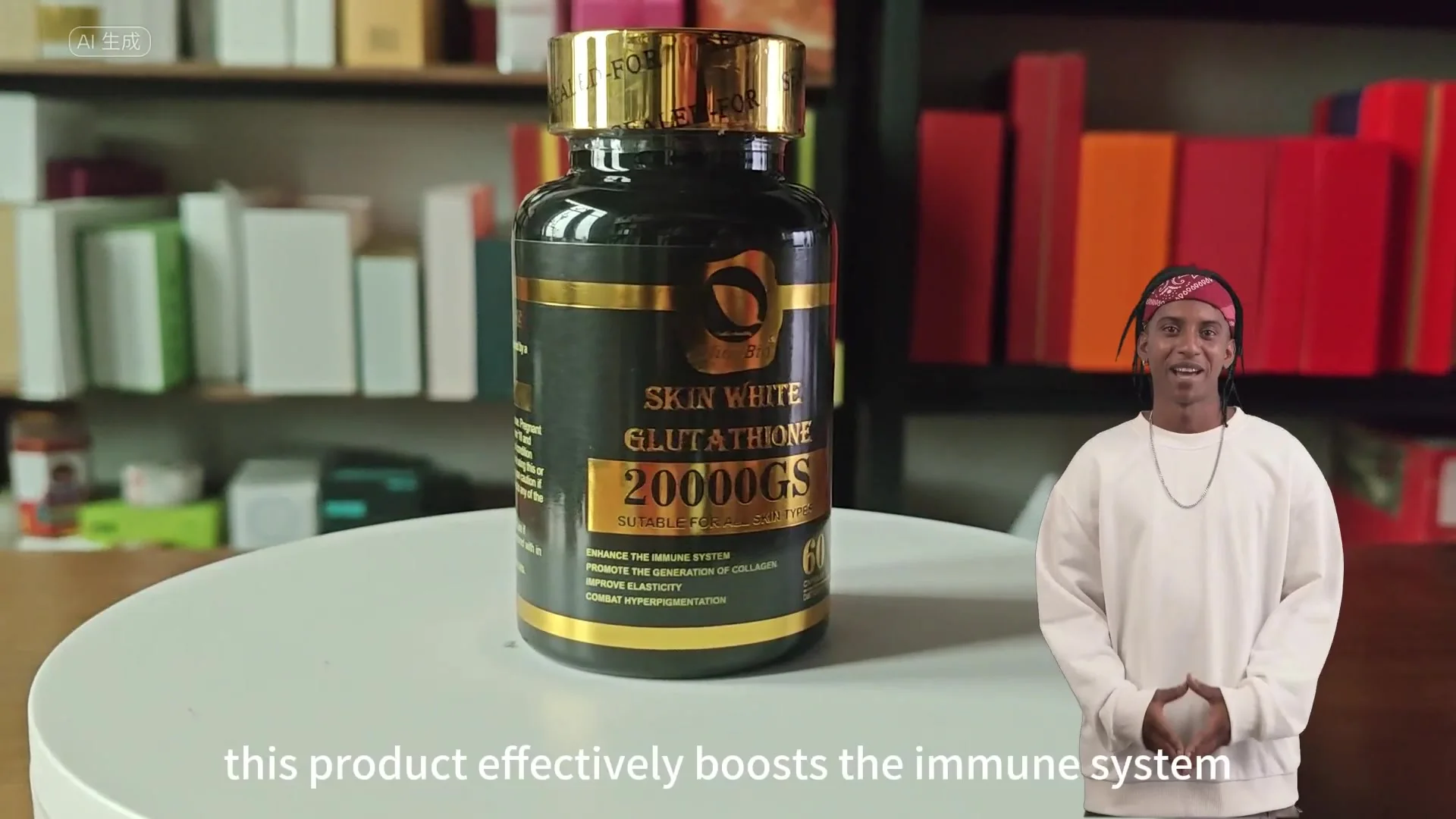 High Quality Glutathione Collagen Capsule Hot Selling Product 1500mg  Glutathione Capsule with Anti-aging and Collagen