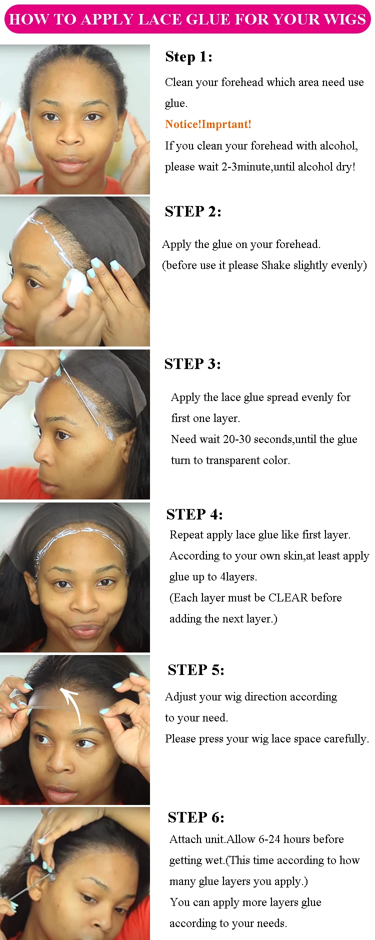 Wholesale Strongest Hold Lace Glue Wig Adhesive Waterproof Lace Front