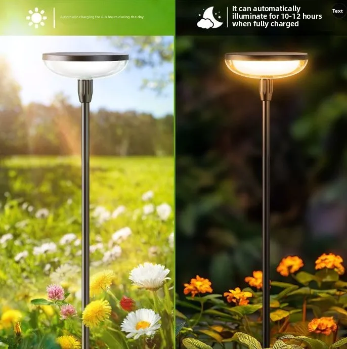 product solar swing light pathway outdoor waterproof led landscape lighting pathway lawn solar garden decorative lights-4
