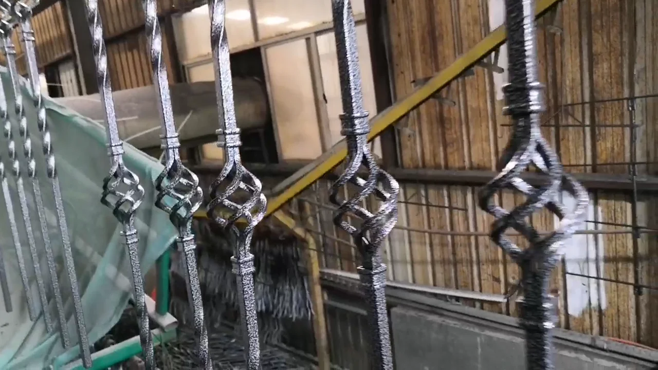 Wholesale 1/2" Wrought Iron Stair Spindles Metal Basket Balusters For