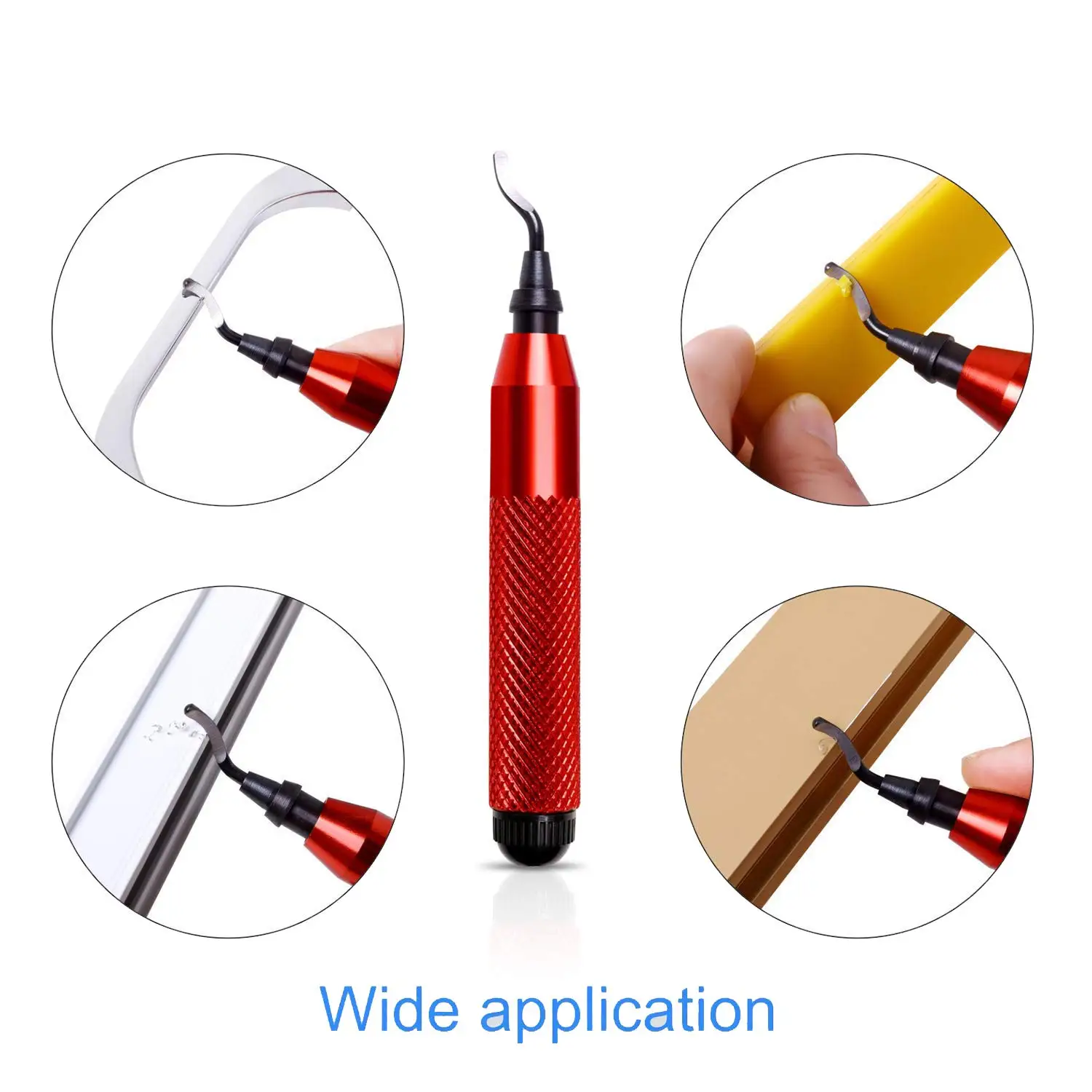 Aluminum Handle Deburring Hand Tool Multifunction Deburring Chamfer Tool For Metal With Burr