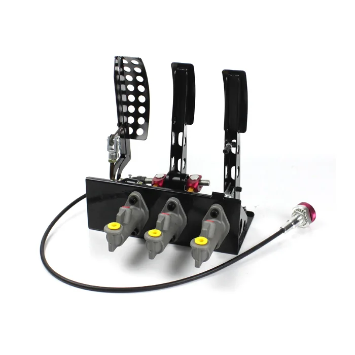 Car Racing Brake Pedal Assembly Clutch Box Throttle Pedal With Remote