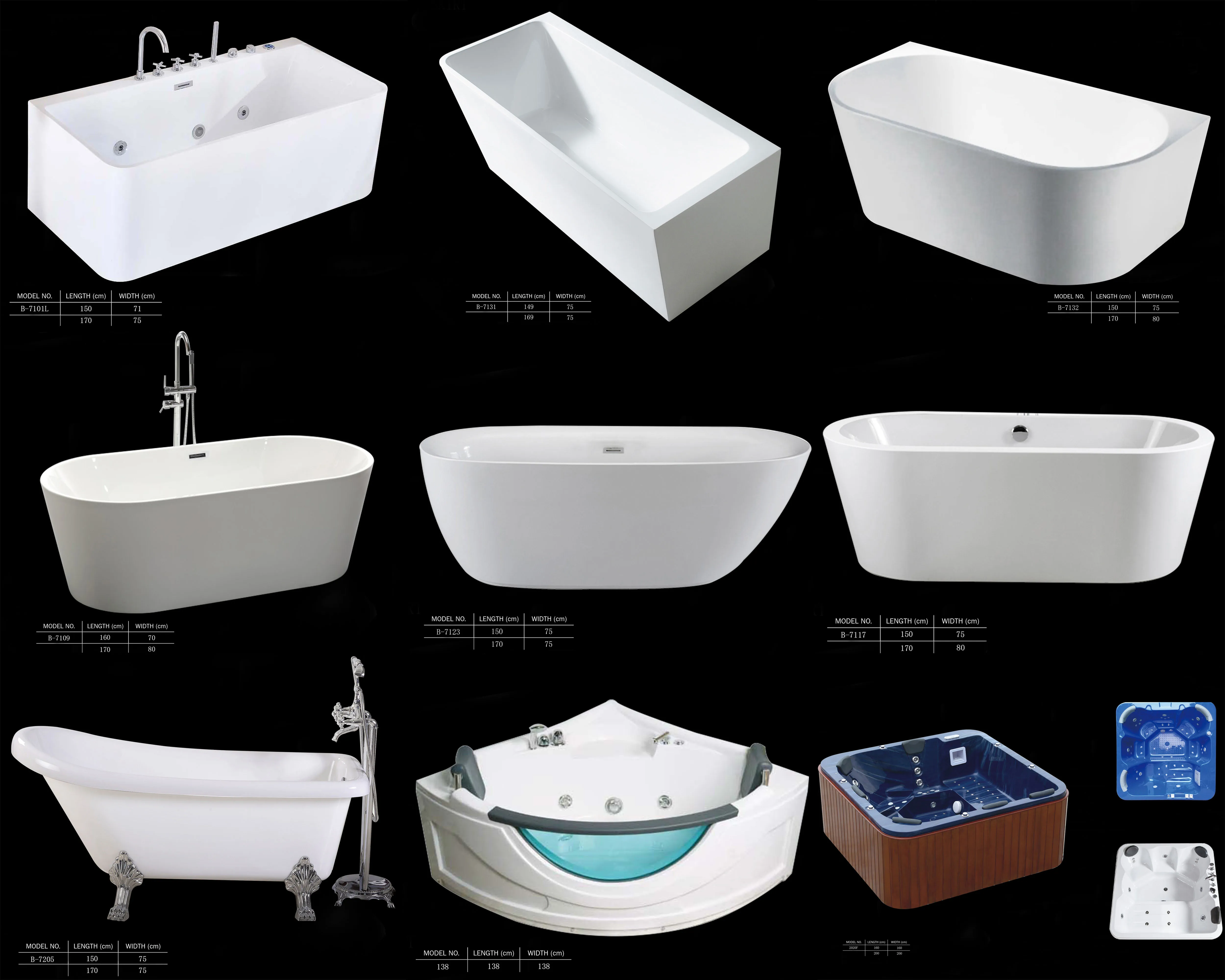 Price Freestanding Classical Acrylic Clawfoot Bathtub Fiberglass Claw