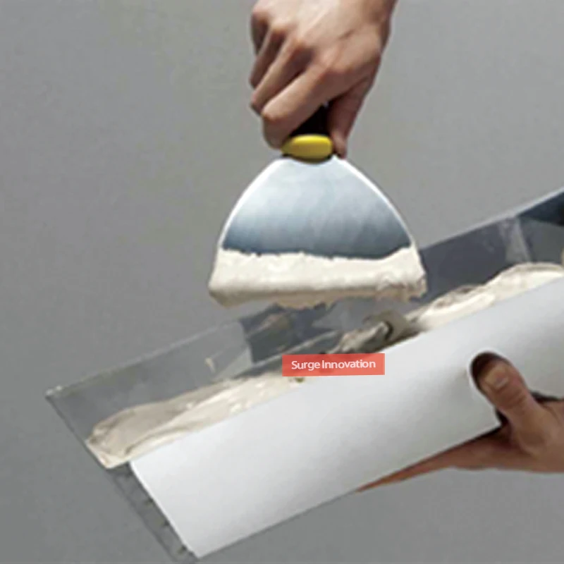 Drywall Masonry Tool Tray Bucket Putty Slot Stainless Steel & Plastic