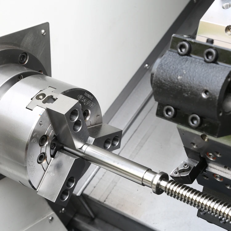 液压尾架高精度万能单轴自动数控车床加工机床