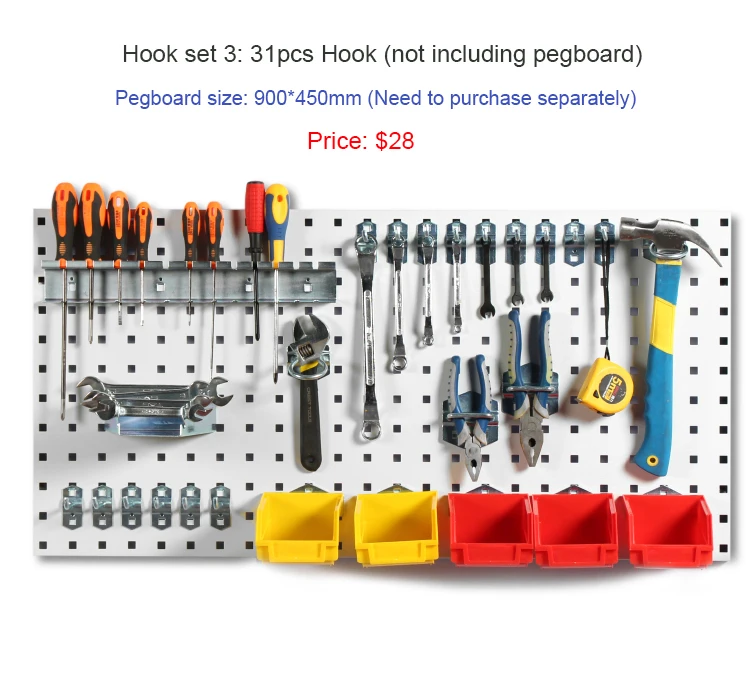 Square Hole Tool Stand Pegboard Hooks Buy Metal Hooks,Pegboard Hook,Pegboard Hooks Set Product
