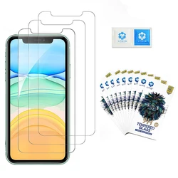 cellphone 9h clear tempered glass film 2 3 pack compatible for iphone 8+ 6s x xs max xr 11 12 13 pro max glass screen protector