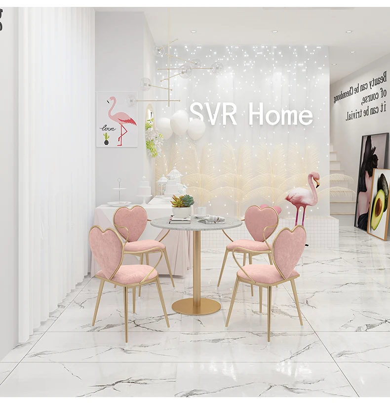 2021 Multi Color Modern Leather Soft Velvet Hotel Restaurant Living Room Velvet Dining Chair