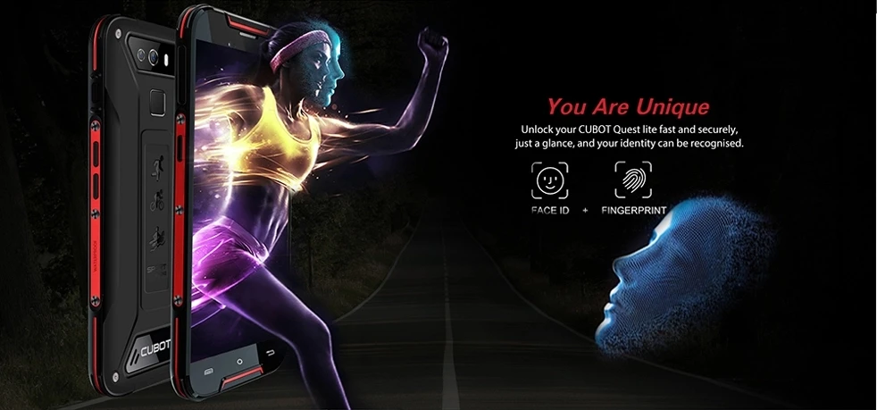 Global version Cubot Quest Lite 3GB 32GB 5.0 inch Mobile Phone Sports Rugged Phone IP68 MT6761 Smartphones