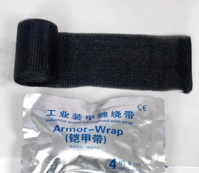 Water Activated Fast Molding Fiberglass Leak Fix Tape For Oil/gas/water