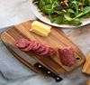 Ironwood Asheville Contrasting Patterns Cutting Board Engraved , Acacia Wood Chopping Board for Meat & Vegetables and Fruits