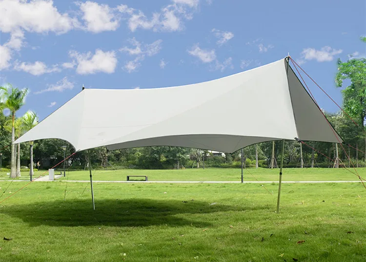 热卖优质便携式雨蝇篷布吊床盖防水吊床帐篷庇护所海滩雨棚 - buy