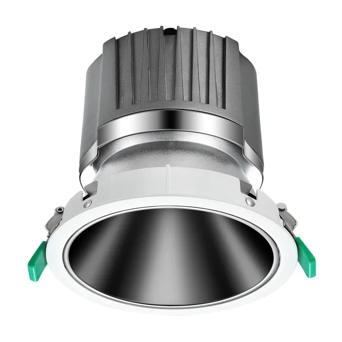 30W Aurora Wall Washer Cylinder Decorative Gypsum Ceiling Fire Rated Anti Glare Spark CCT Dimmable COB LED Downlight