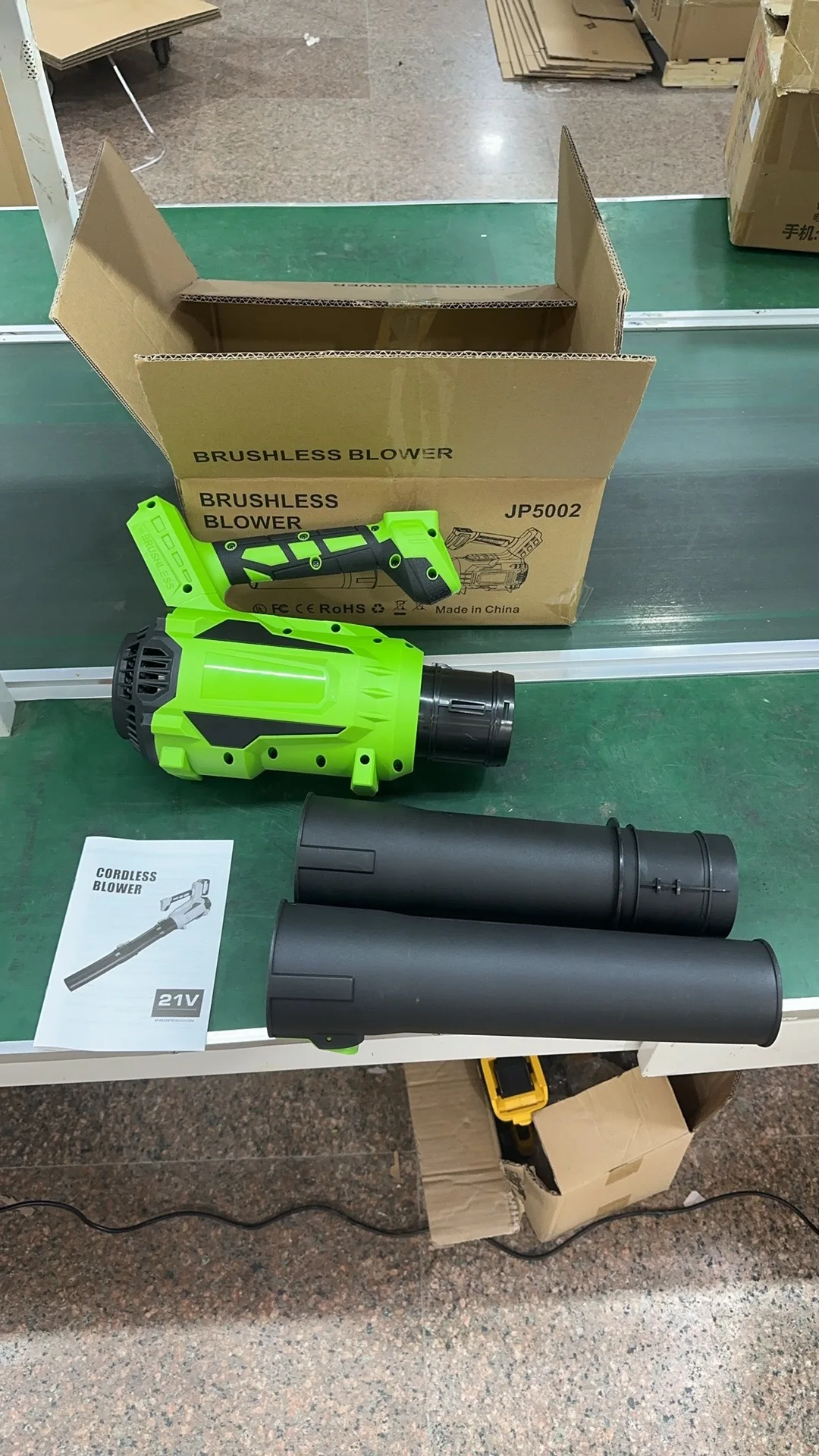 Leaf Blower, Brushless, 20kPa, 500m/h, Portable - detail 4