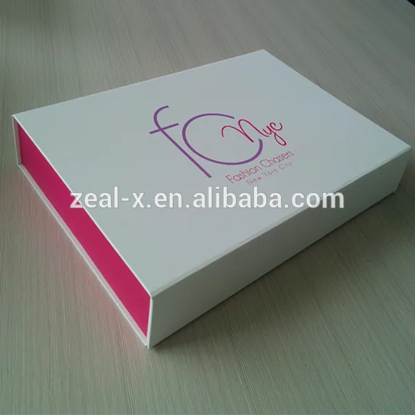 Gift Paper Box Flat Packed Save Space Custom Printed Clothing Packaging Gift Paper Box