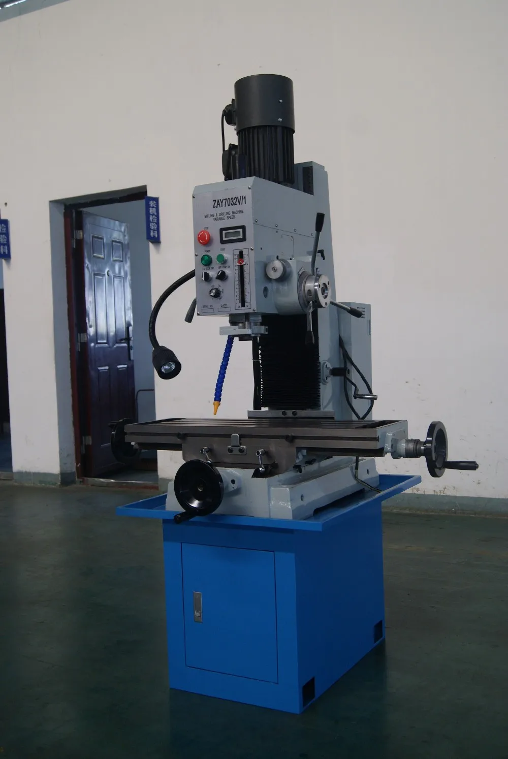 Variable Speed Drilling And Milling Machine With Auto Feeding And Spindle Speed Stepcyclically