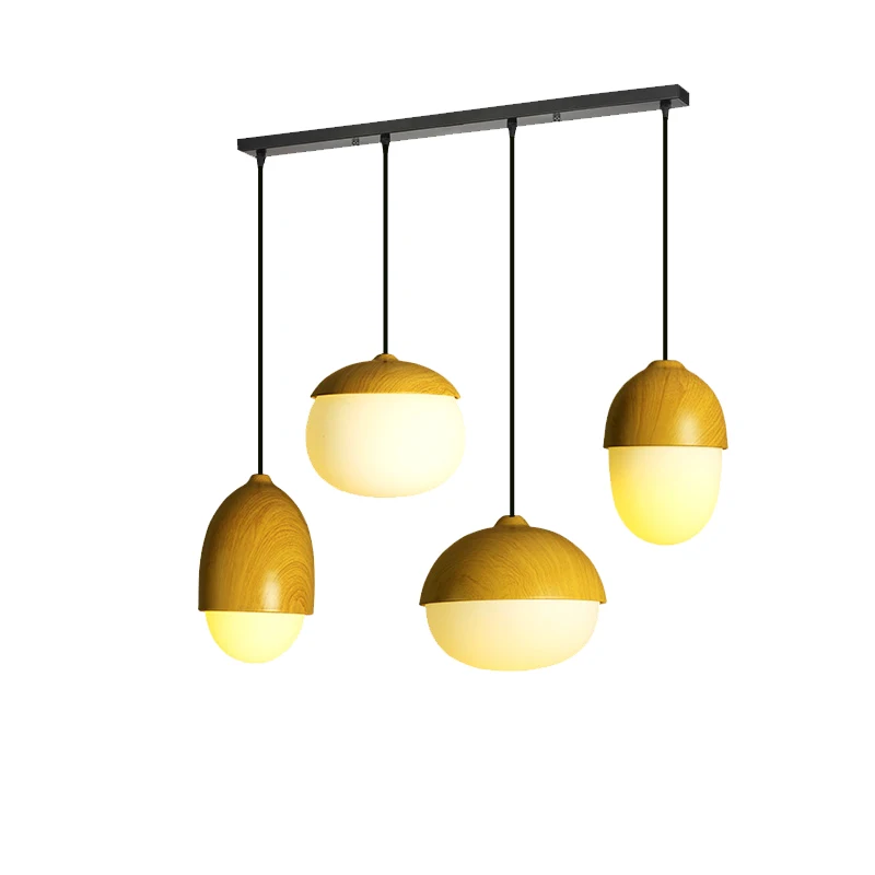 wholesale modern american 4 light brass chandeliers with glass bulb lamp