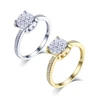 Well Crafted Original Gold Jewelry Ring Design Diamond Pave Engagement Ring For Women