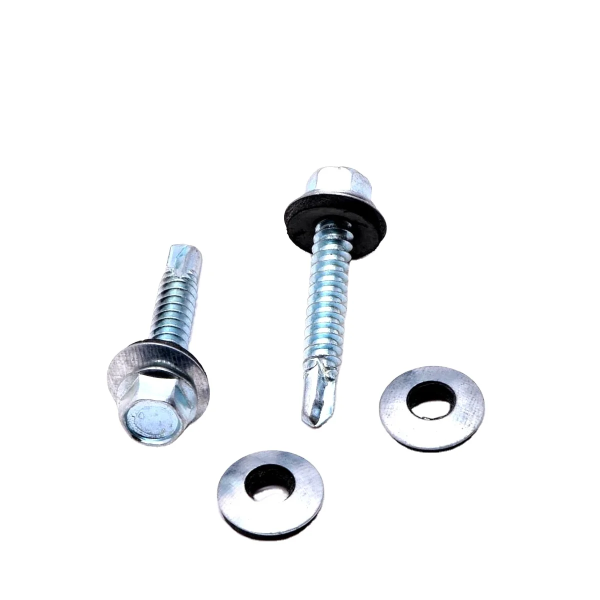 Hex Self-tapping Hex Self-drilling Screw M6.3 * 50 Din7504k Epdm Washer ...