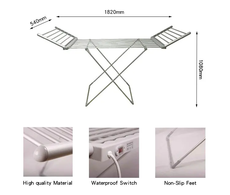 Evia Home Use Heated Automatic Cloth Dryer Electric Clothes Drying Rack