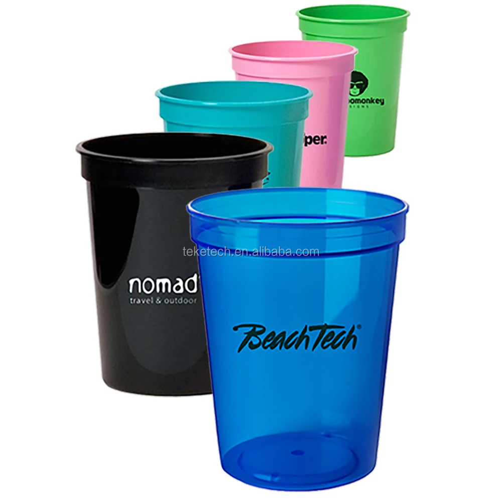 Red Stadium Cups Custom Food Grade Green Black White Large Orange Stadium Drinking Cups 22 Oz